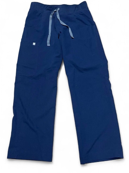 Figs Pants - FIGS Kade Cargo Scrub Pants Blue Womens Sz XXS Petite Nurse Pockets Straight Leg